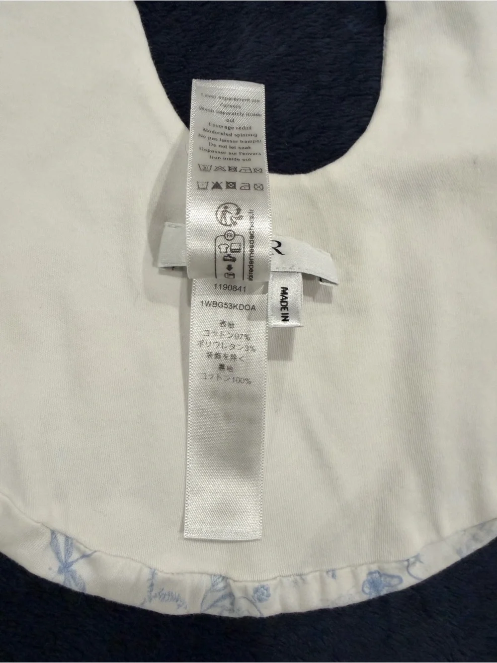 Dior Baby Bib